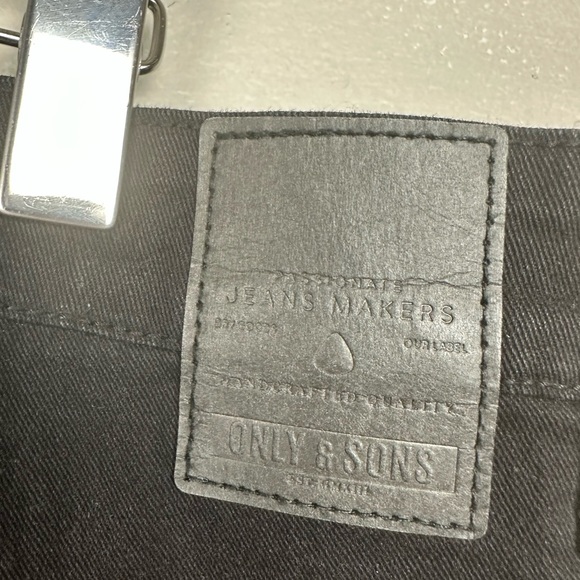 ONLY & SONS slim black jeans size 36 - Picture 4 of 4